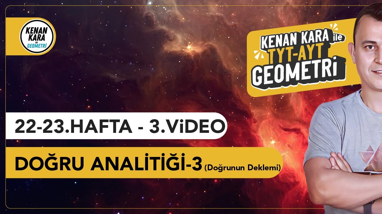 Doğru Analitiği-3 | GEOMETRİ KONU ANLATIMI (2024 Tayfa) (TYT-AYT)