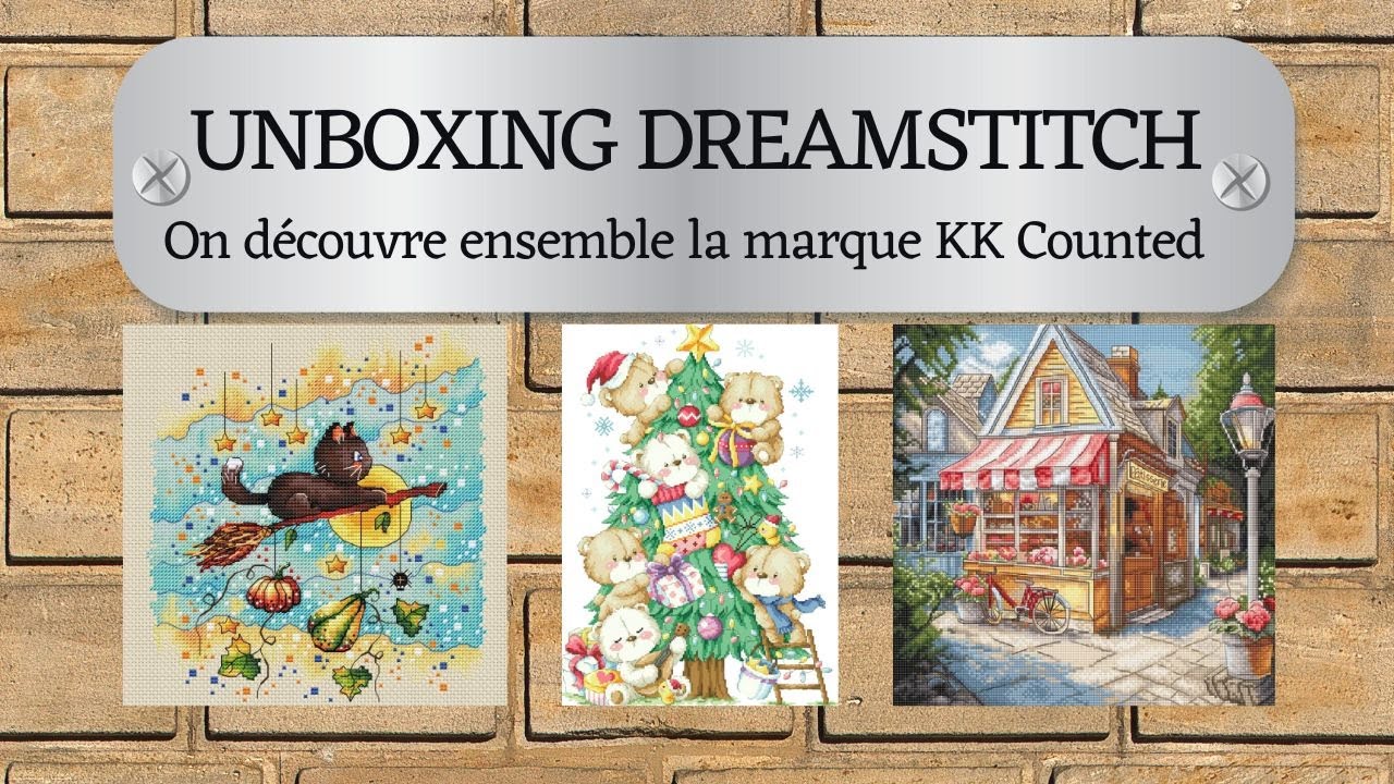 UNBOXING #dreamstitch #crossstitch #pointdecroix #countedcrossstitch