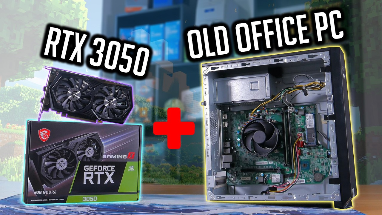 Old Office PC + RTX 3050 = Gaming PC?! ($300 Gaming PC!)