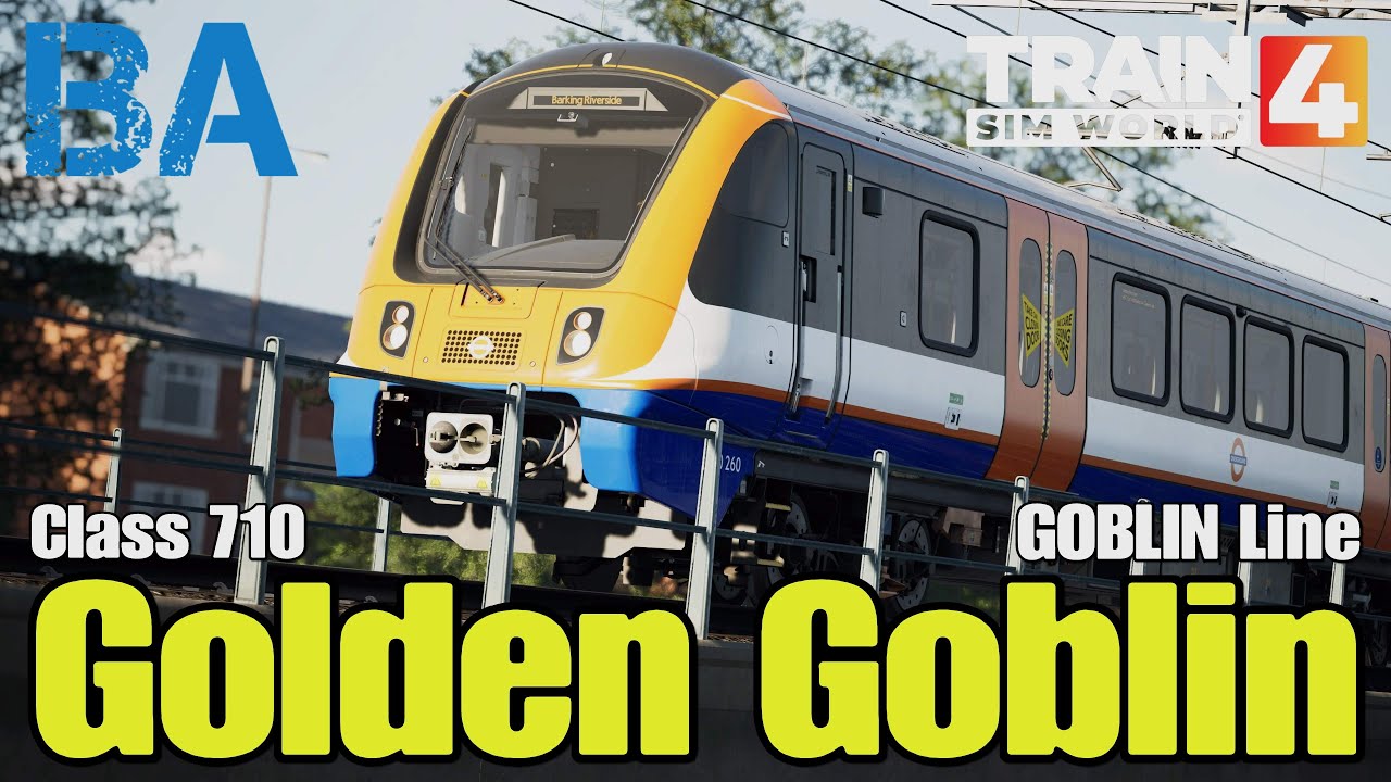Golden Goblin - London Overground GOBLIN Line - Class 710 - Train Sim World 4