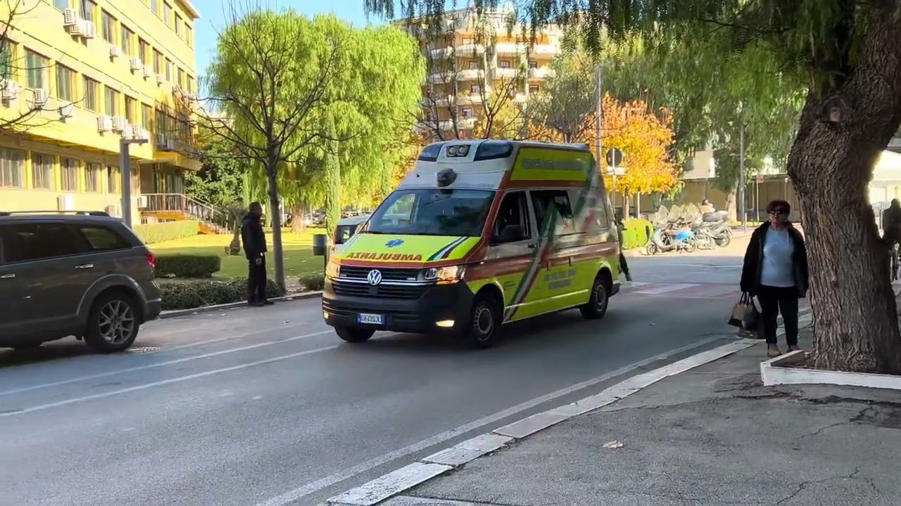 X4 Ambulanze Sanitaservice Bari in emergenza