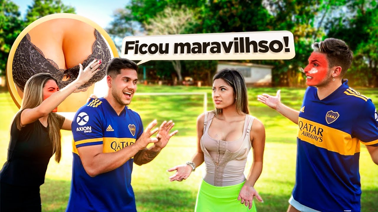 ELE ELOGIOU MUITO A RAFFA NA FRENTE DA NAMORADA JOGANDO FUTEBOL!!