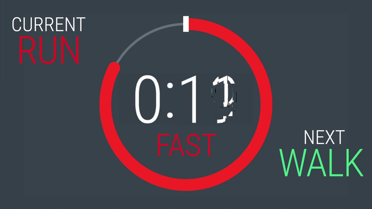 25 min HIIT Run Workout Intermediate