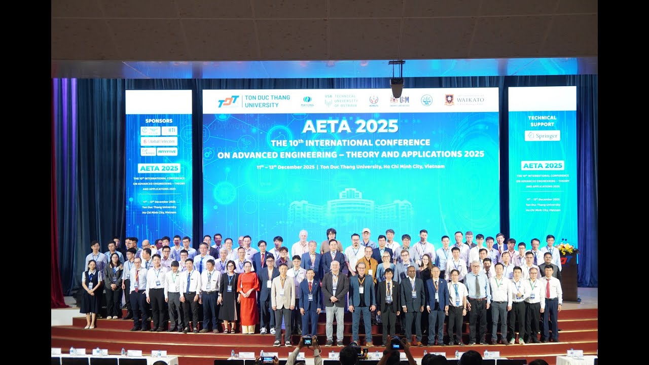𝐓𝐃𝐓𝐔 𝐂𝐎𝐍𝐅𝐄𝐑𝐄𝐍𝐂𝐄 | Hội thảo quốc tế AETA 2025 - Kết nối tri thức, dẫn dắt công nghệ tương lai