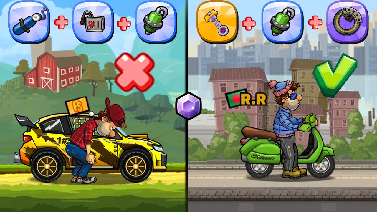 WHEN THE WEIRD TACTIC IS FUN 😳 CANYONEER 36 | Hill Climb Racing 2