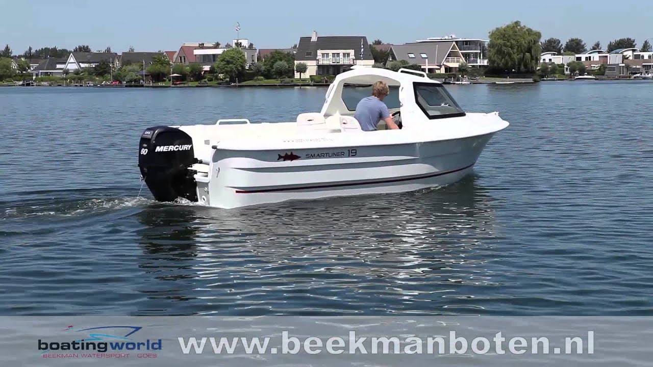 Beekman Watersport Goes DEMO Smartliner 17 / 19 / 21 Cabin Testvaart Boatingworld