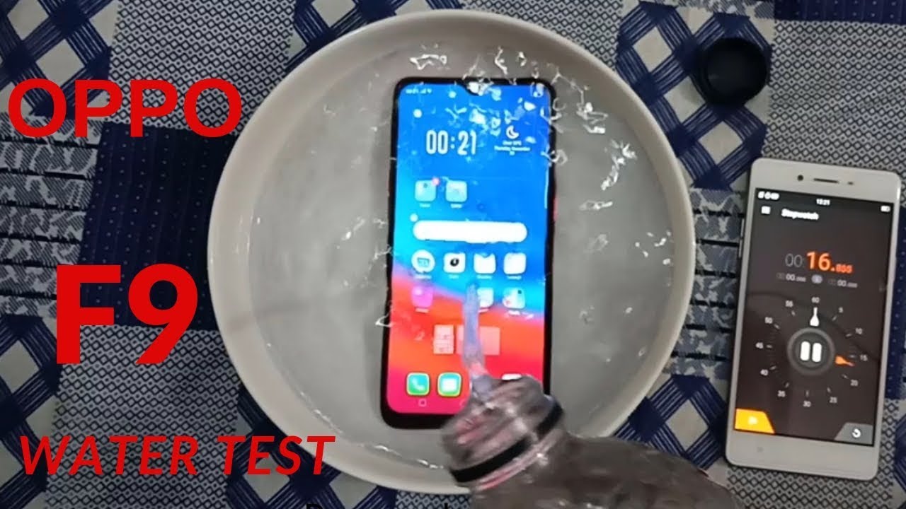oppo F9 water test || F9 water test || Actually Waterproof??