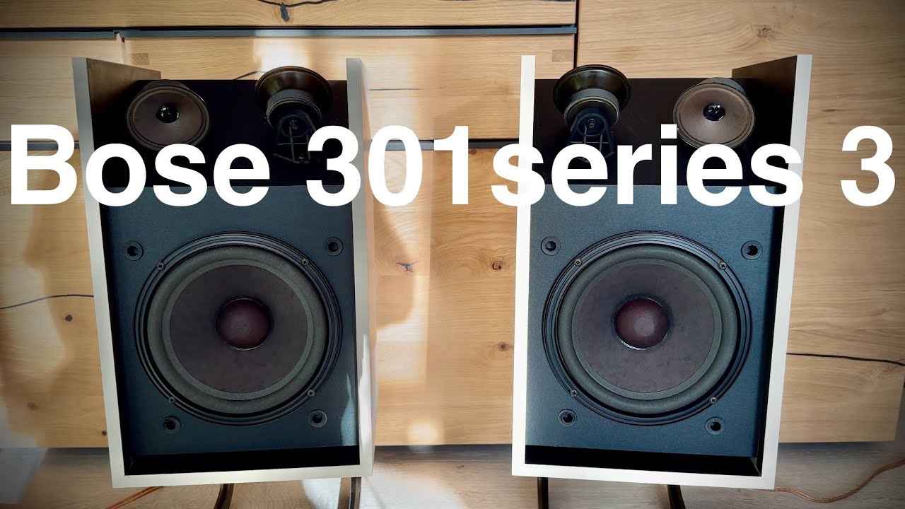 Bose 301 Series III 3 speakers Demo