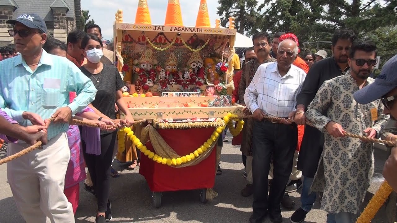 ISKCON MILTON RATHAYATRA WHOLE PARADE 2022 ONTARIO CANADA 🇨🇦
