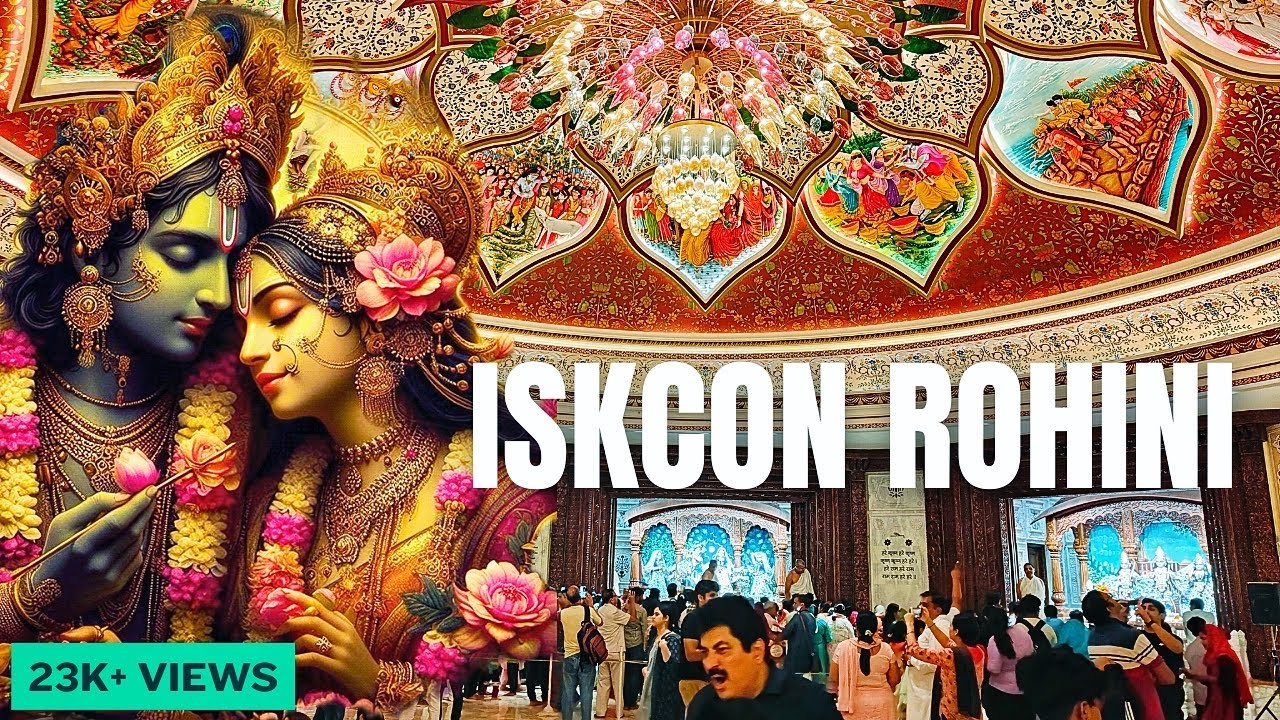 Newly Opened ISKCON TEMPLE Rohini sector 25 &bull; Iskcon Rohini &bull; Shri Shri Radha Madhav Mandir