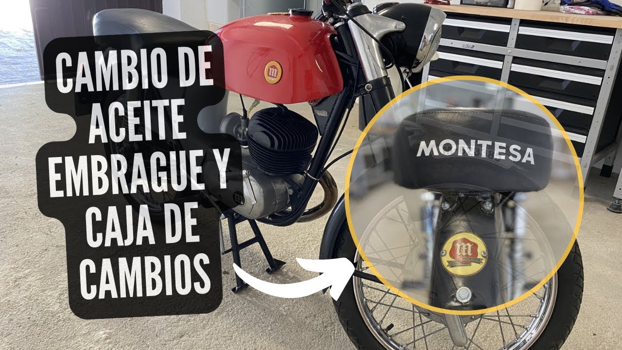 ✅ Como CAMBIAR aceite EMBRAGUE y CAJA DE CAMBIOS en MONTESA IMPALA. Proyecto Montesa Comando 175.