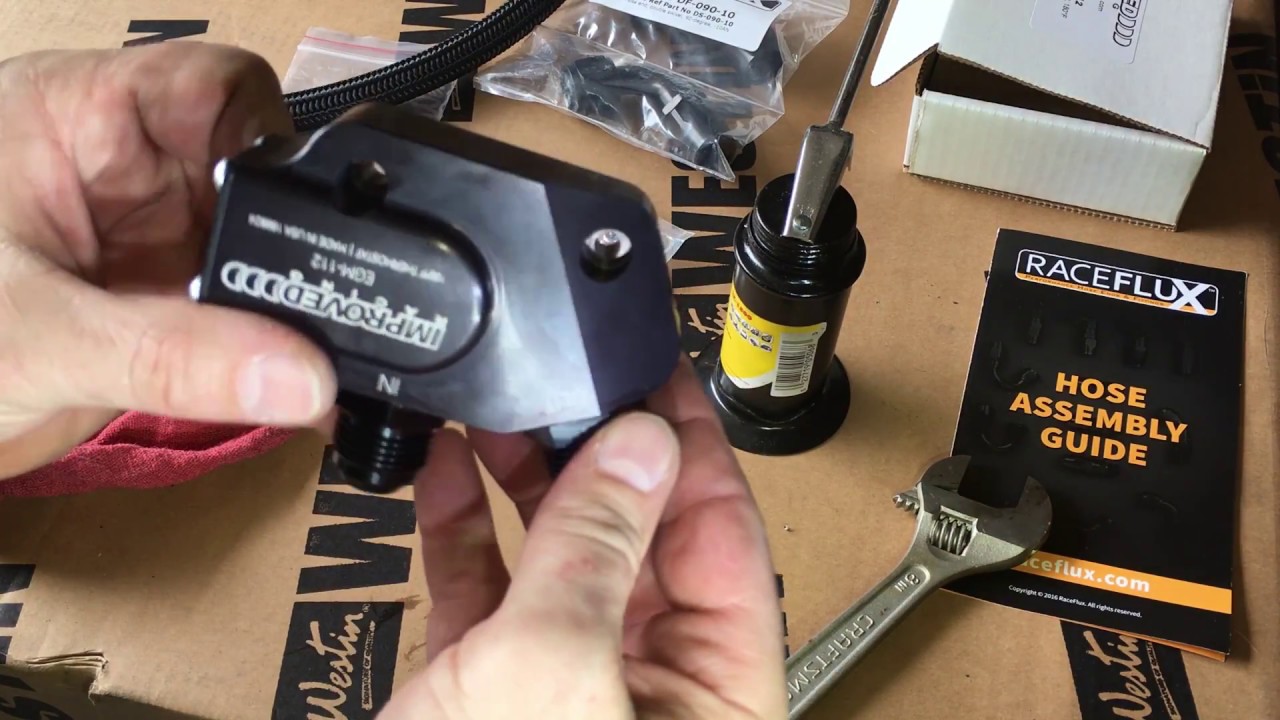 Изготовление фитингов для шлангов AN для установки масляного радиатора двигателя — Chevy Tahoe GM...