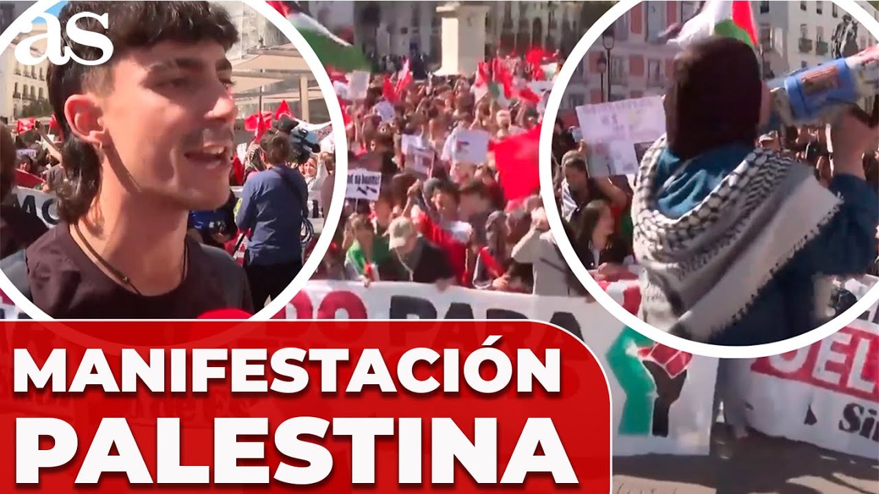 ESTUDIANTES se manifiestan en APOYO a PALESTINA y piden 