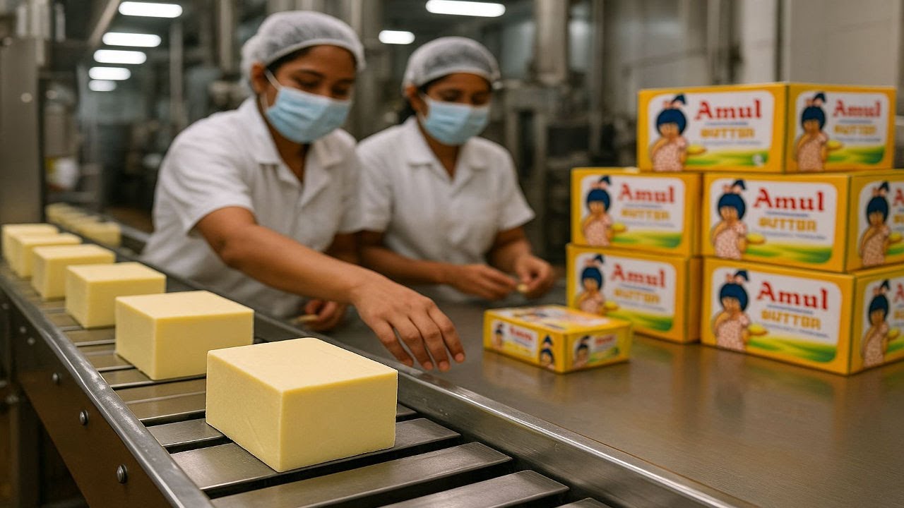 How Amul Butter Is Made In Factory