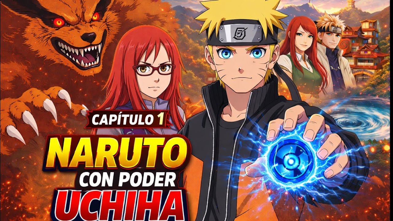 QHPS Si El Kyubi Convirtiera A Naruto En Un Uchiha y era exiliado Y Entrenado En Uzushiogakure:Cap 1