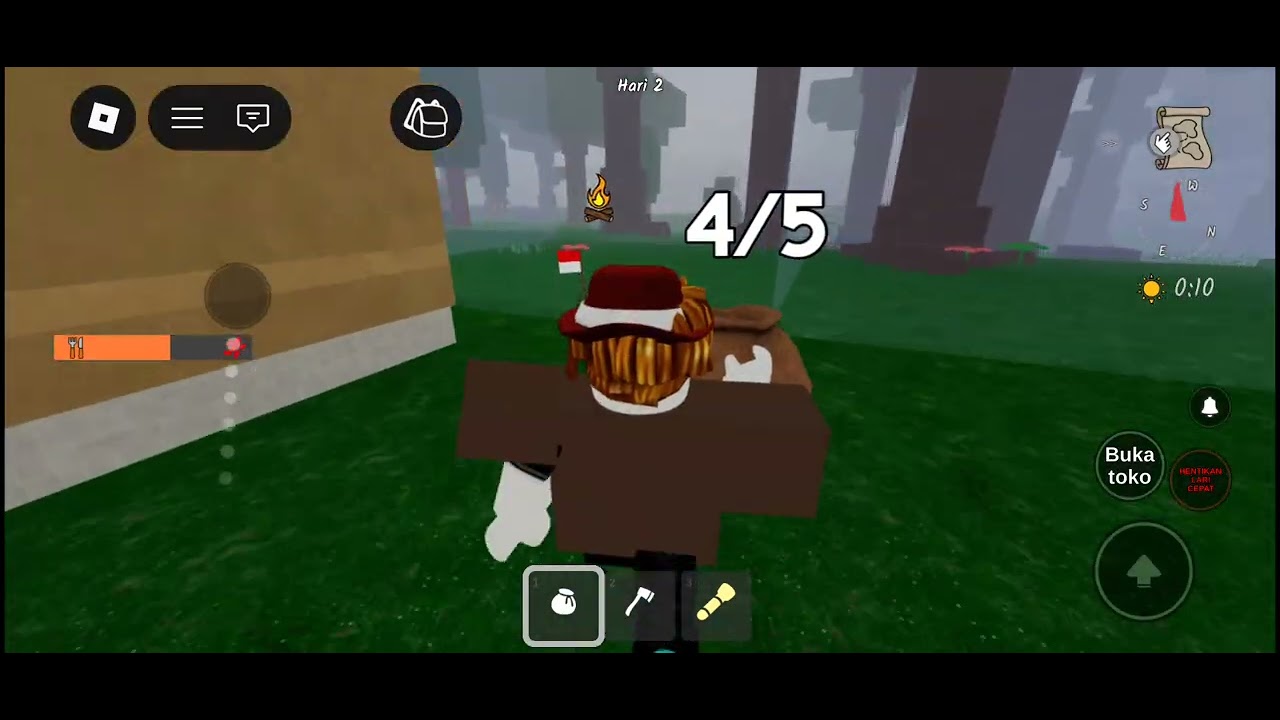 Aku main game 99 Night the forest 