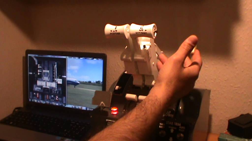 BOEING 737 NGX USB THROTTLE QUADRANT FOR FLIGHT SIMULATOR SIM FSX P3D X-PLANE