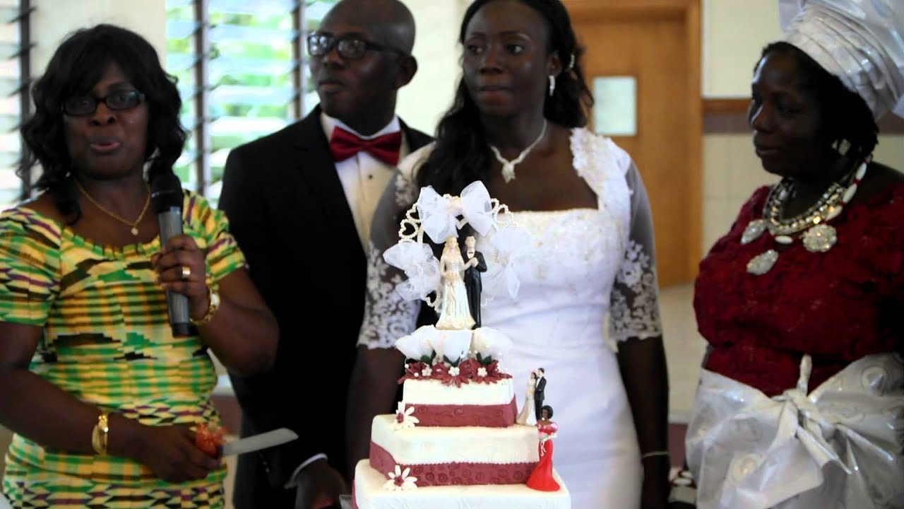 Blessing and Cutting of Wedding Cake