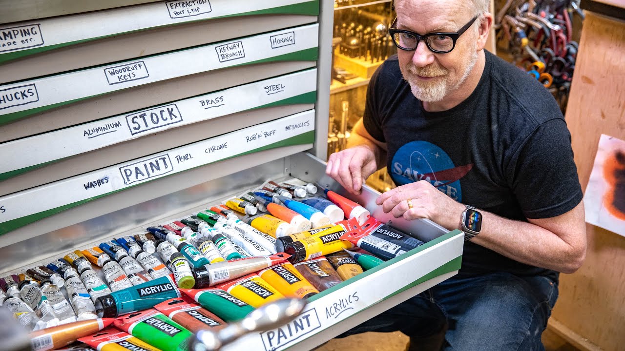 Adam Savage Finally Finds Good Shop Storage Drawers!