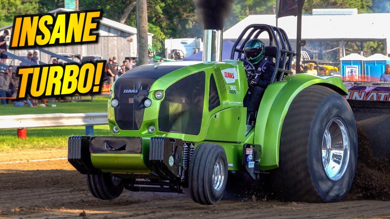 10,000 Pound Pro Stock Tractor Pulling in Edgerton, WI 2024!