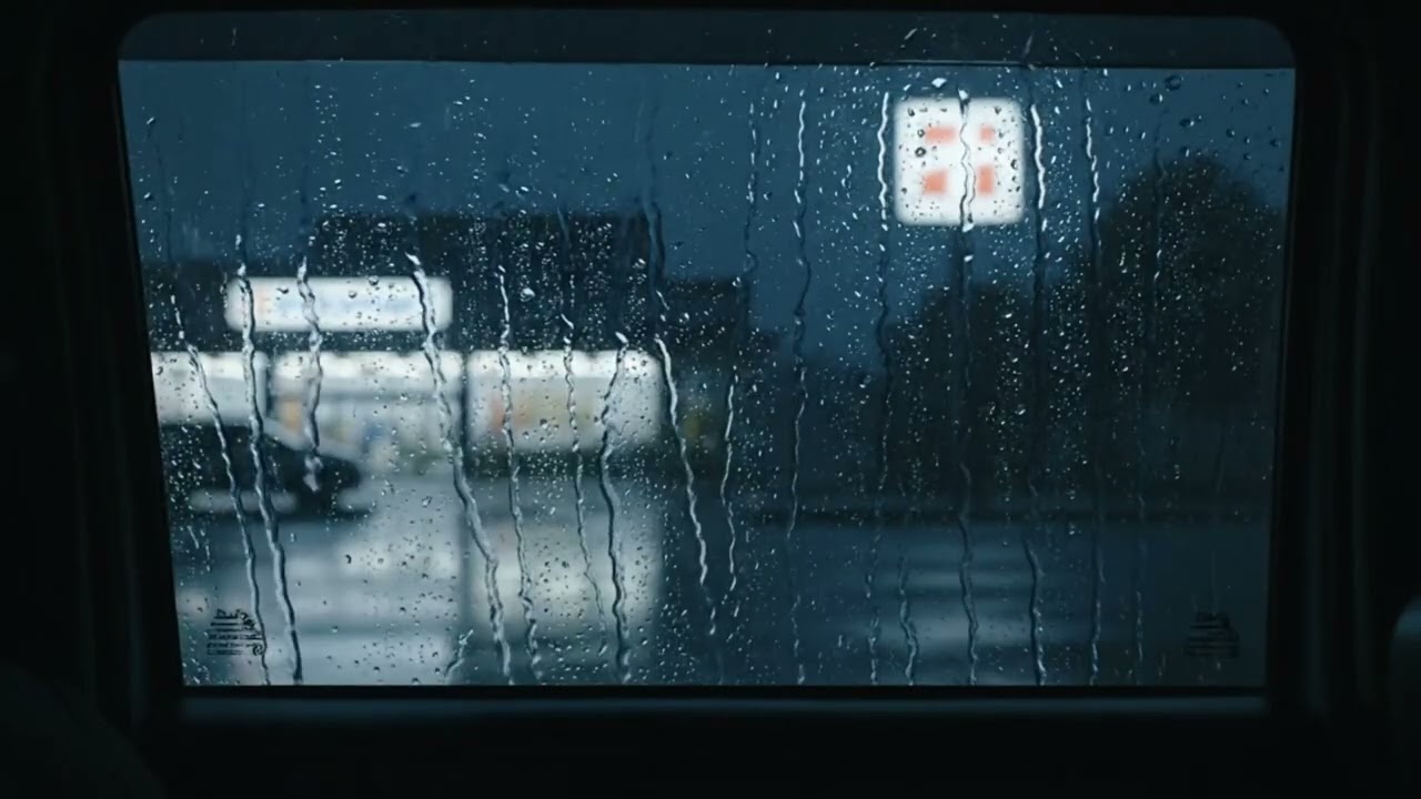 Calm Rain Inside a Car at Night – Relaxing Rain Ambience for Sleep