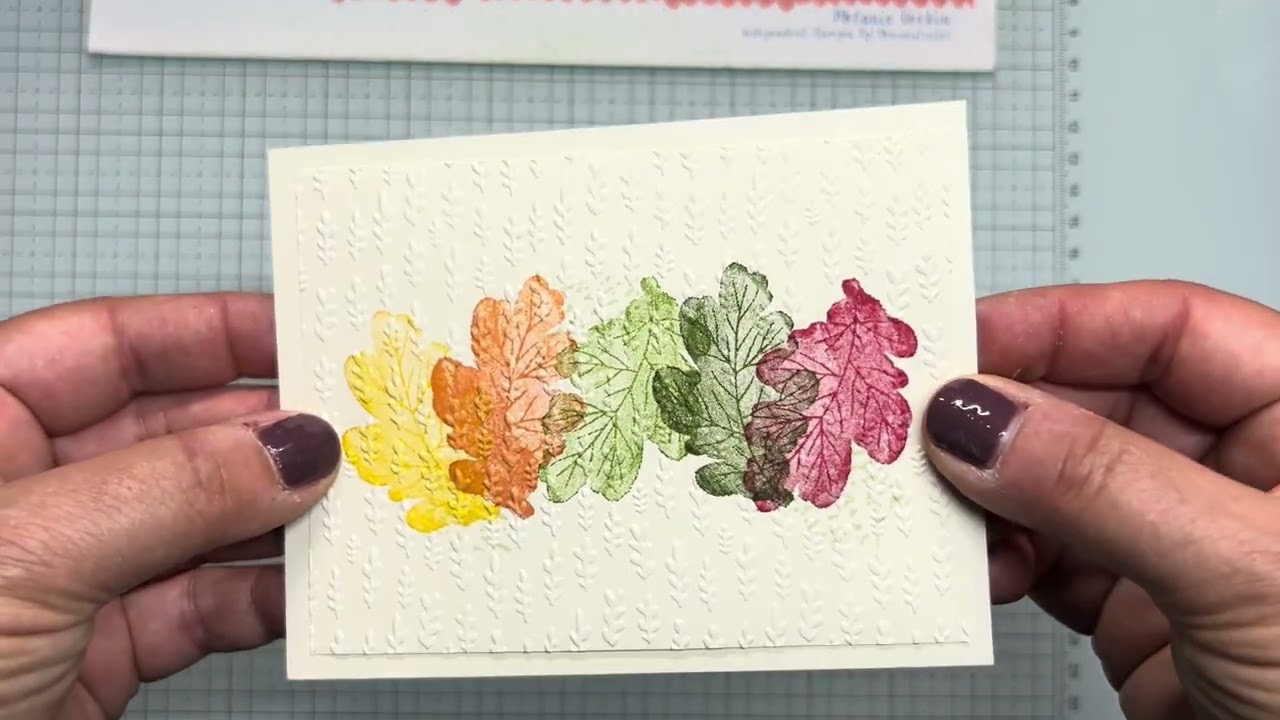 Simple Textured Card Fronts in Minutes!