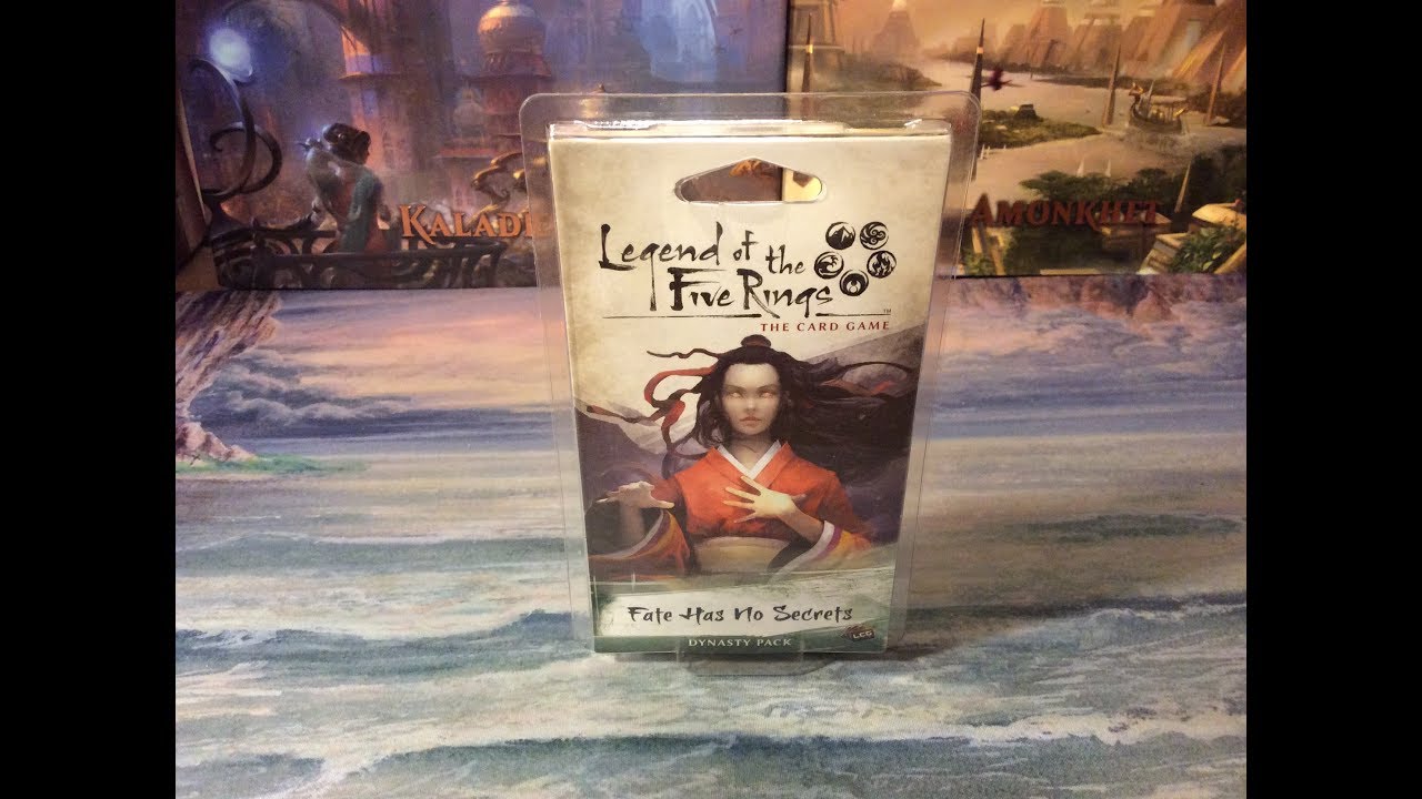 L5R: Fate Has No Secrets. Dynasty Pack Opening!