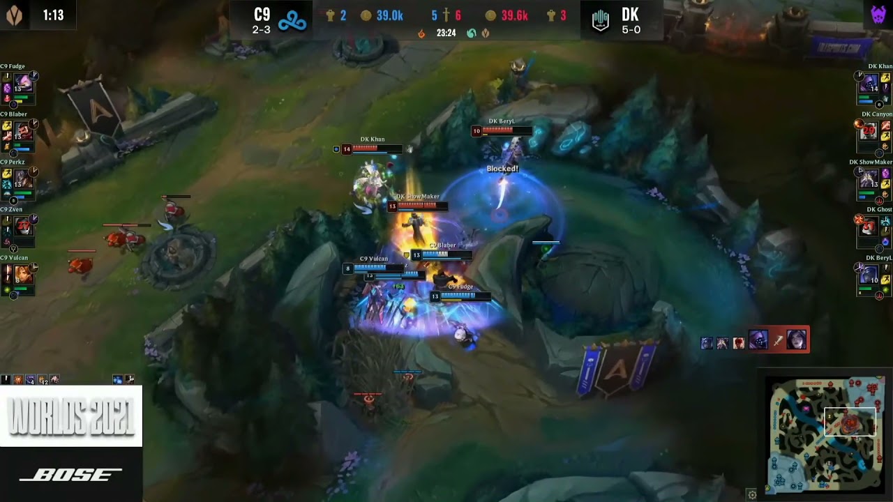 C9 ARE HERE TO PLAY AGAINST DAMWON KIA!! HUGE TEAMFIGHT!!