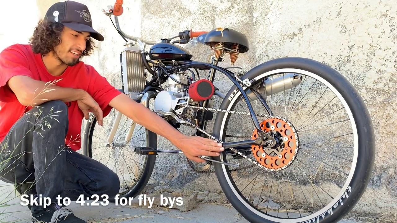 76MPH HUFFY KTM 2 STROKE BEACH CRUISER BICYCLE !! | MOTORIZED BIKE (Part 2)