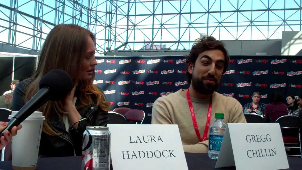 NYCC 2013 - Da Vinci's Demons - Laura Haddock and Gregg Chillin