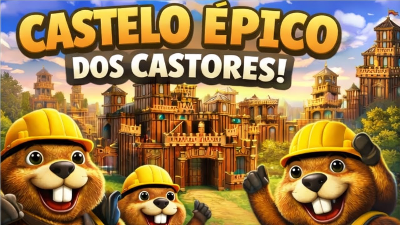 Decidi criar um CASTELO com os Castores 🏞 - Timberborn #1 [Gameplay PT-BR]