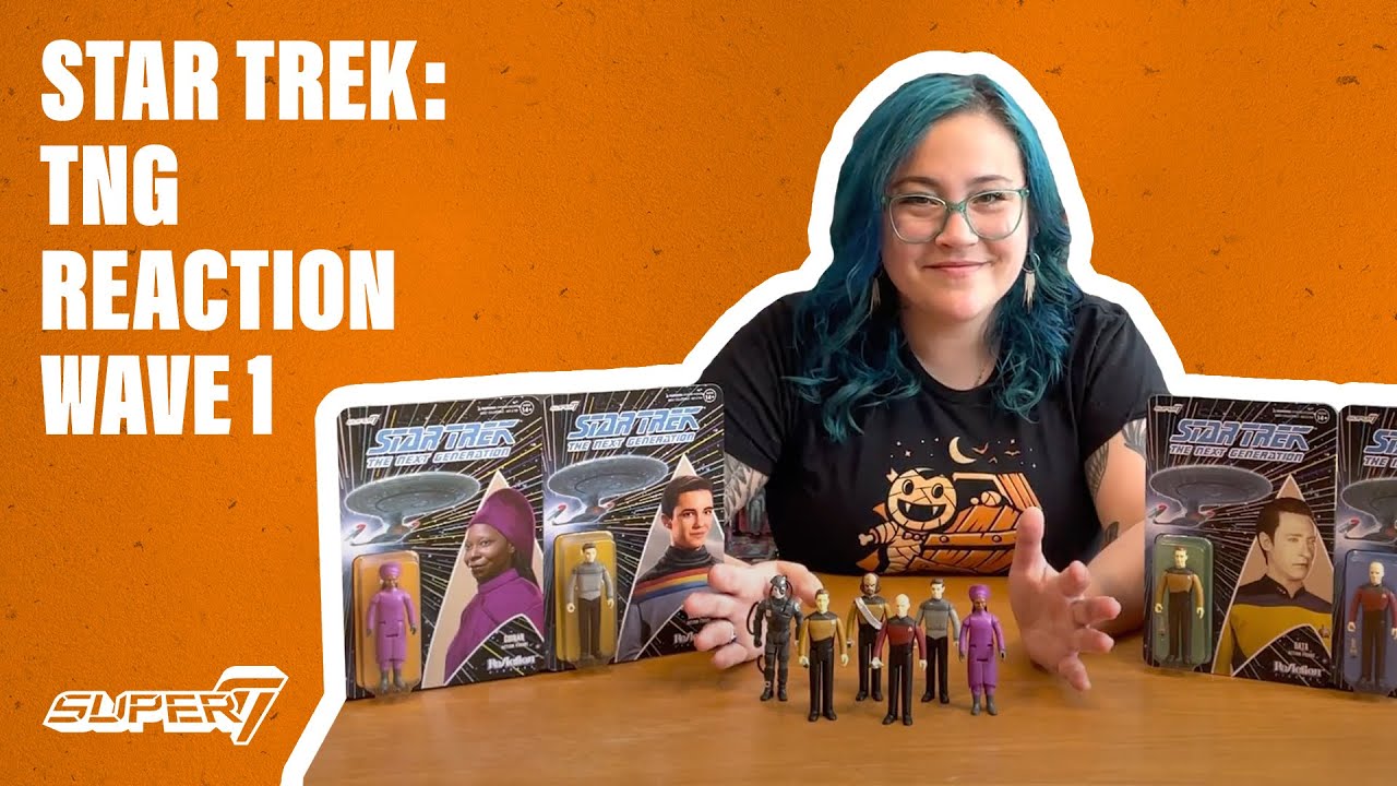 Star Trek: The Next Generation Wave 1 ReAction Figures