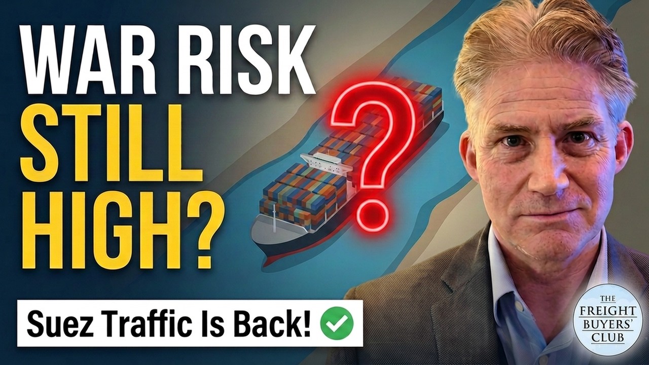 Suez Traffic Is Back, So Why Are War Risk Premiums Still High? | David McKie, Preston Turnbull