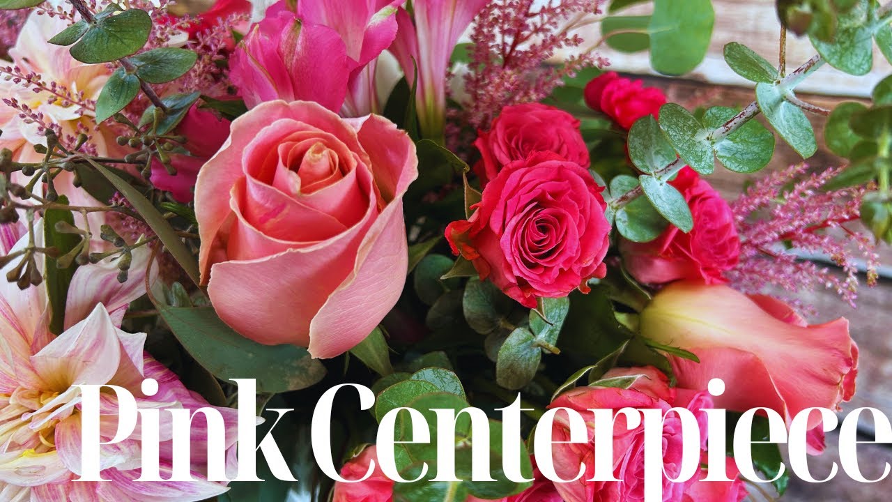 Создаём красивый центральный элемент в розовых тонах! — Fresh Floral