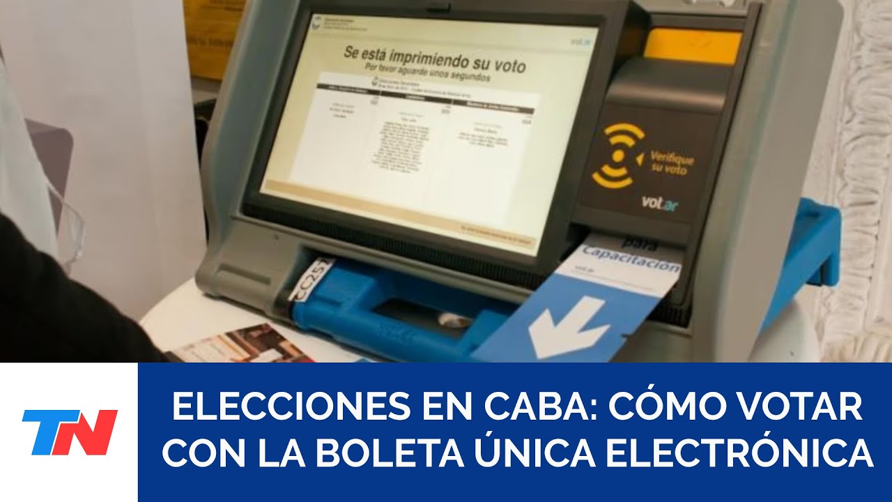 Elecciones 2025 en CABA: cómo votar con la Boleta Única Electrónica, paso a paso