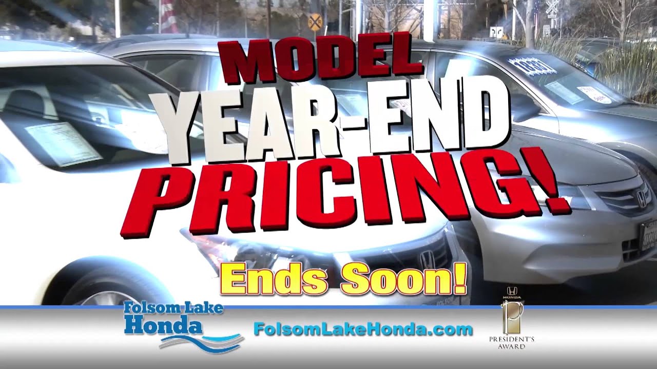Folsom Lake Honda - Model Year End Sales Event Ends Soon - Civic