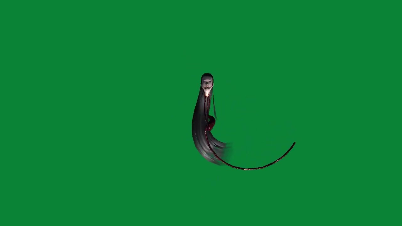 GREENSCREEN HANTU KEPALA TERBANG KUYANG KRASUE MITOLOGI MENGERIKAN