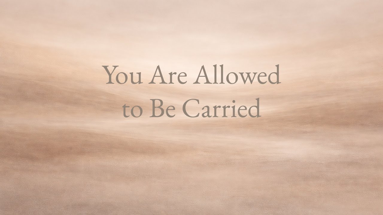 176 You Are Allowed to Be Carried