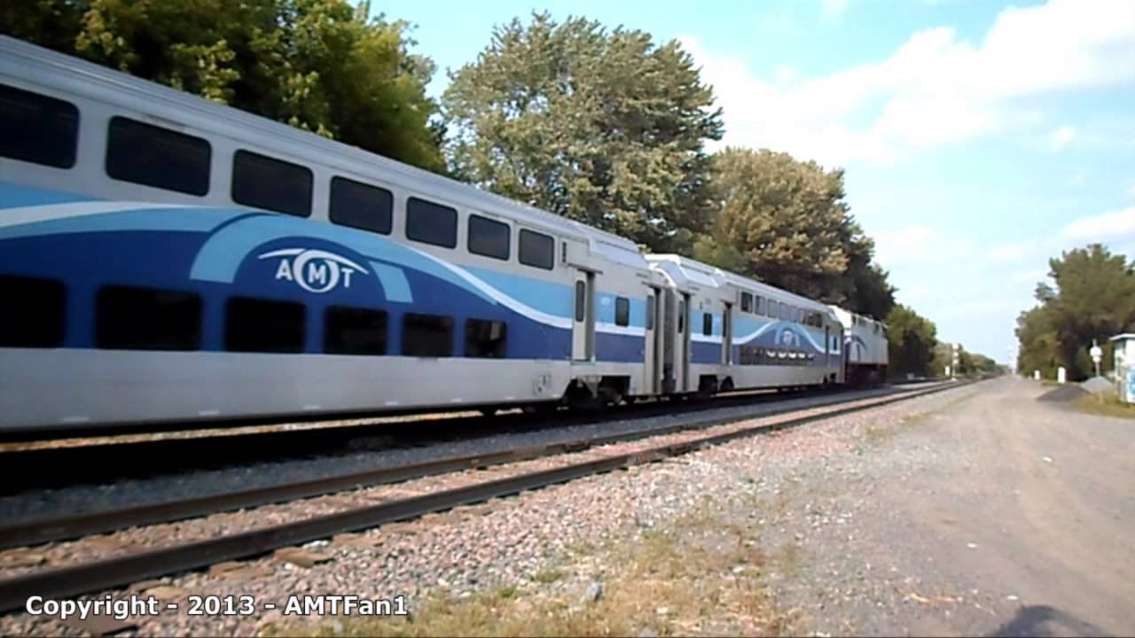 AMT Montreal commuter trains - August 2013