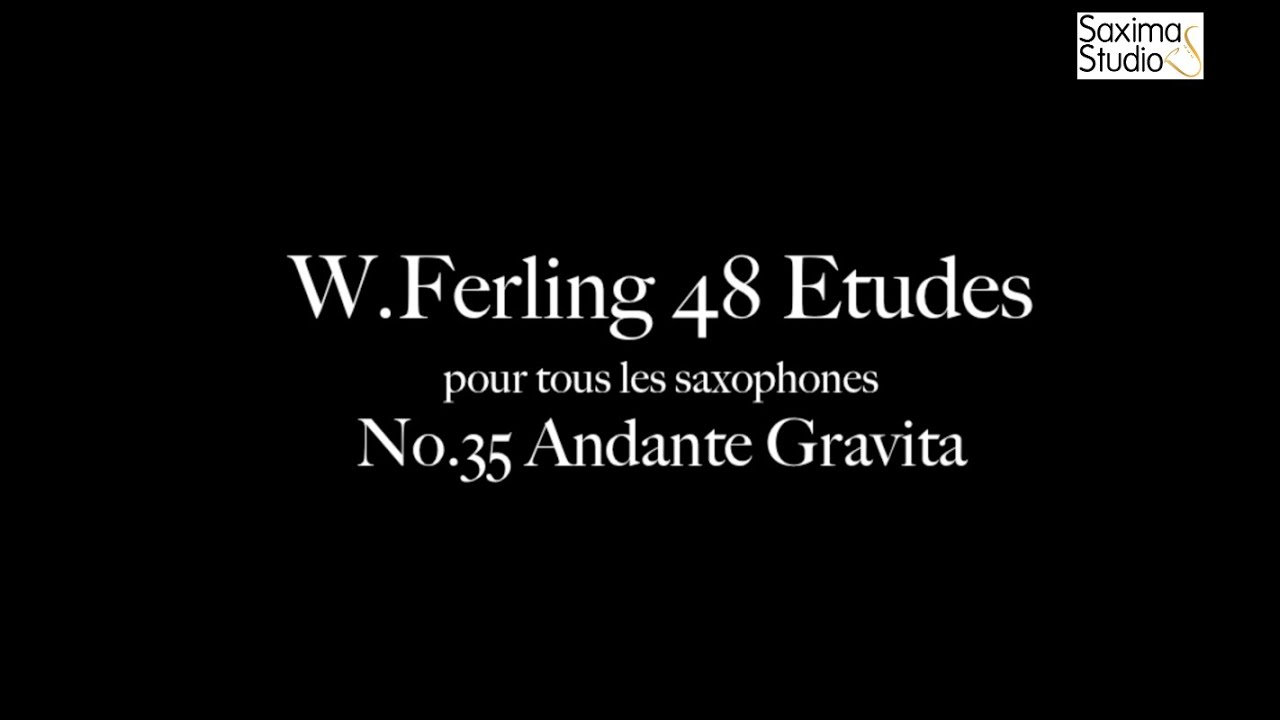 〈 Etude No.35 〉from W.Ferling 48 ETUDES - Play Along