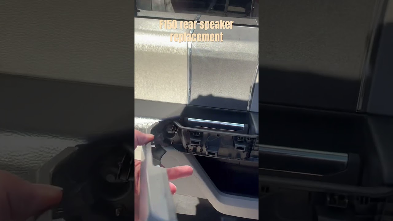 F150 2015-2020 rear speaker replacement (easy)