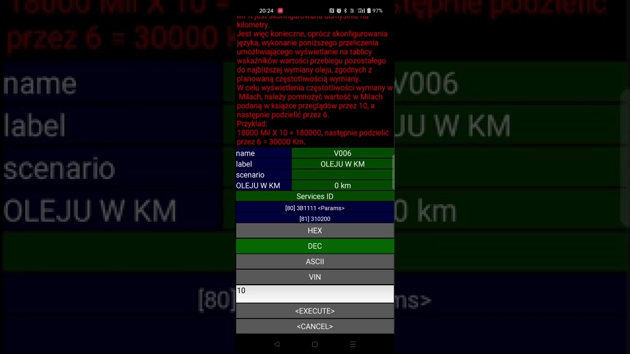 Laguna 2 ph2. Zmiana interwału wymiany oleju