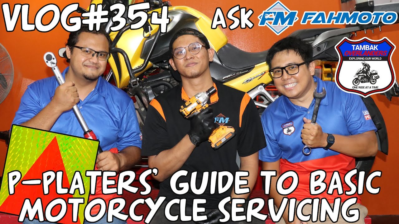 Vlog#354 P-Platers' Guide to Basic Motorcycle Servicing (Pls Read Description)