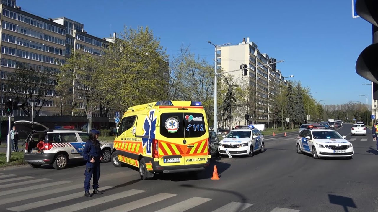 Rendőrautó ütközött Lanciával Szombathelyen - egy szemtanú mondja el az általa tapasztaltakat