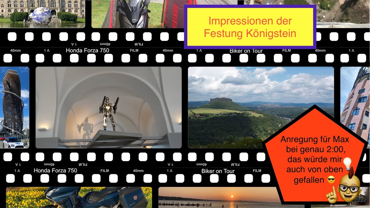 Festung Königstein ein sehr schönes Ausflugsziel an der Elbe