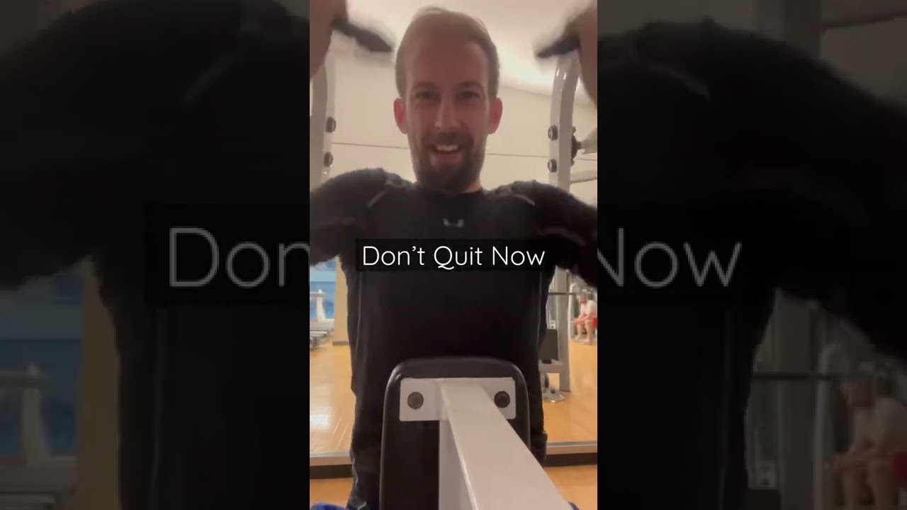 JOHNNY BERBA IS TRAINING BACK IN THE GYM - DON'T QUIT UP NOW!