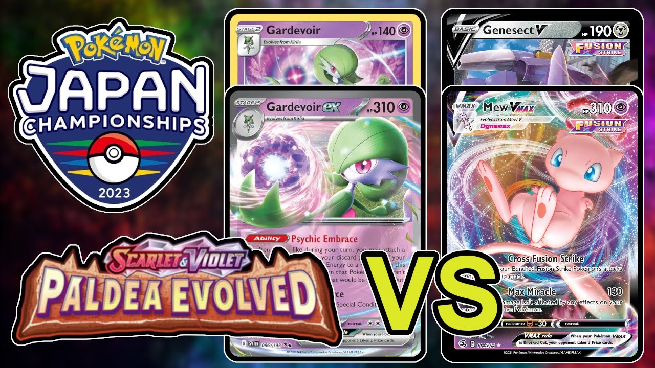TOP 4:  Gardevoir ex vs Mew VMAX - Pokemon TCG Japan National Championships