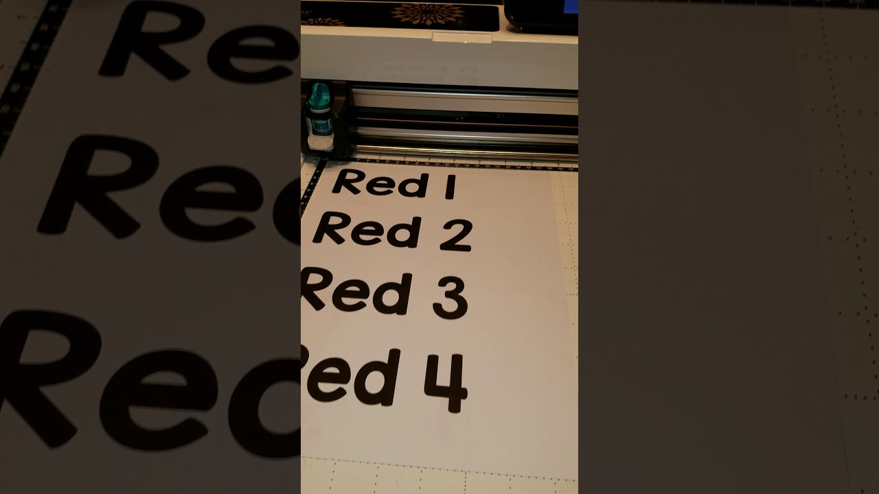 Cutting Vinyl Letters with Scan N Cut Part 1