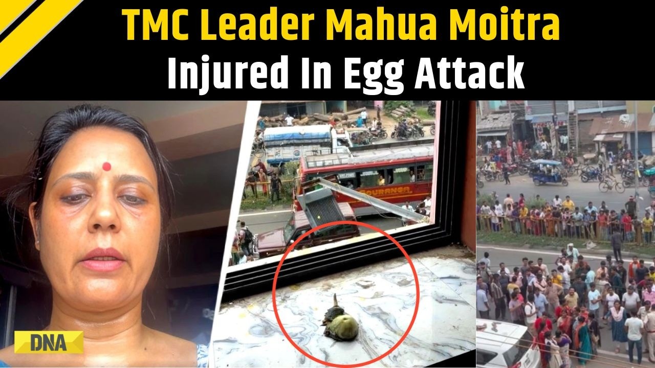 West Bengal News: TMC Leader Mahua Moitra Alleges Eggs Attack By &lsquo;BJP Goons&rsquo;, Shares Video
