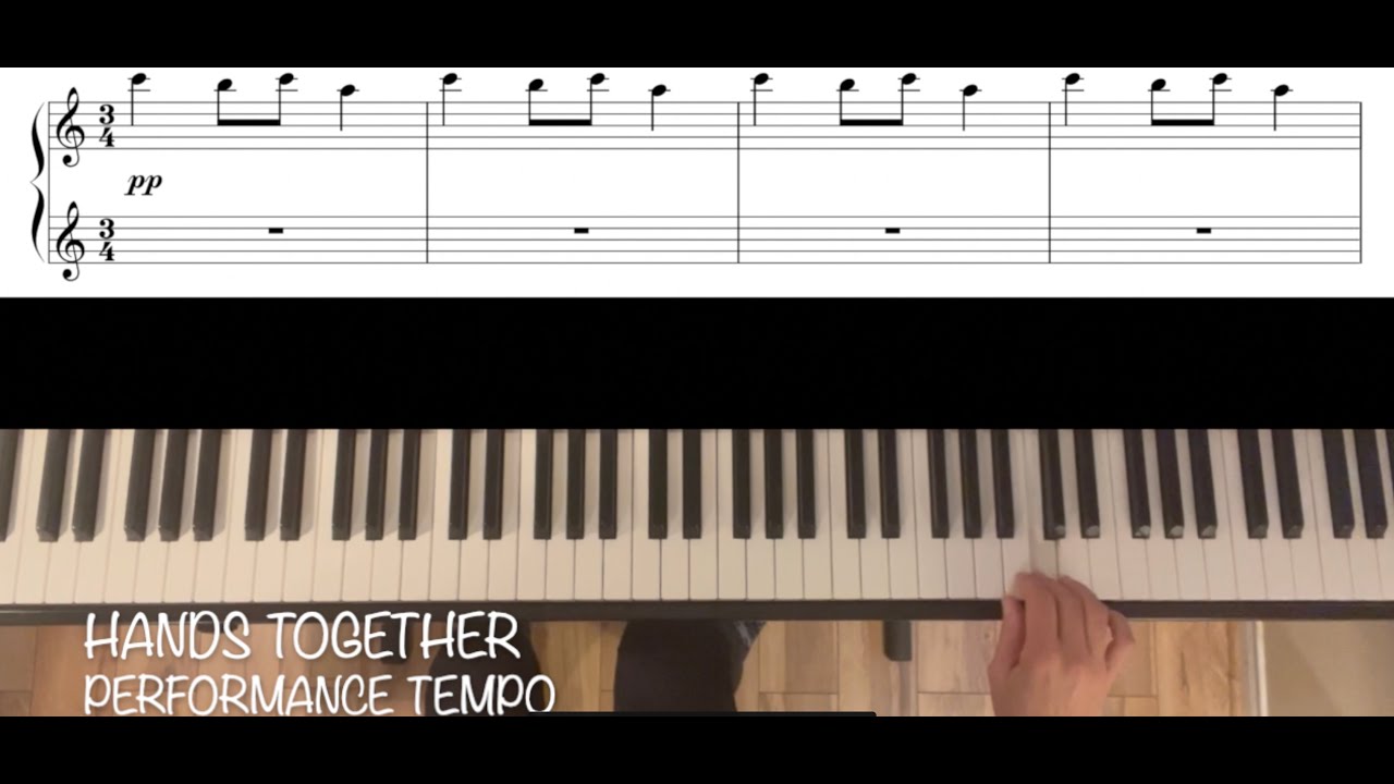 Carol of the Bells. Mykola Leontovich. Four-part tutorial and practice aid with printable full score